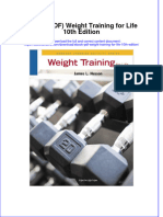 Ebook PDF Weight Training For Life 10th Edition PDF