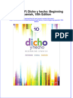 Ebook PDF Dicho y Hecho Beginning Spanish 10th Edition PDF