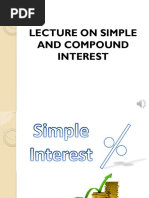 Lecture 6 Simple and Compound Interest