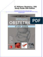 Ebook PDF Williams Obstetrics 25th Edition Study Guide 25th Edition PDF