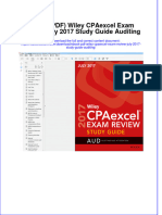 Ebook PDF Wiley Cpaexcel Exam Review July 2017 Study Guide Auditing PDF