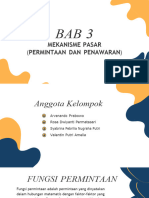 Bab 3 Mekanisme Pasar (Permintaan & Penawaran)