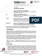 INFORME #000088-2023-DPHI-FBU/MC: San Borja, 27 de Julio Del 2023