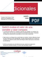 003 - Condicionales - Switch Case