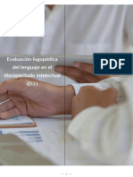 Evaluación Logopédica Del Lenguaje en El Discapacitado Intelectual (D.I.)
