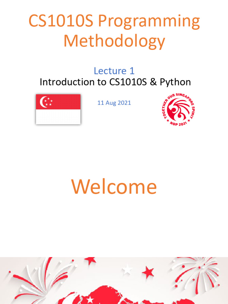CS1010S+Lecture+01+ +introduction | PDF | Information Technology ...