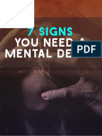7 Signs You Need A Mental Detox