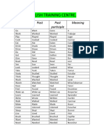 List of Verbs