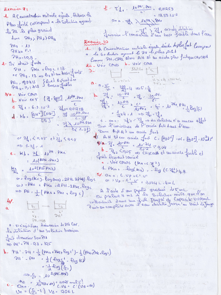 Correction Serie Etude 3 | PDF