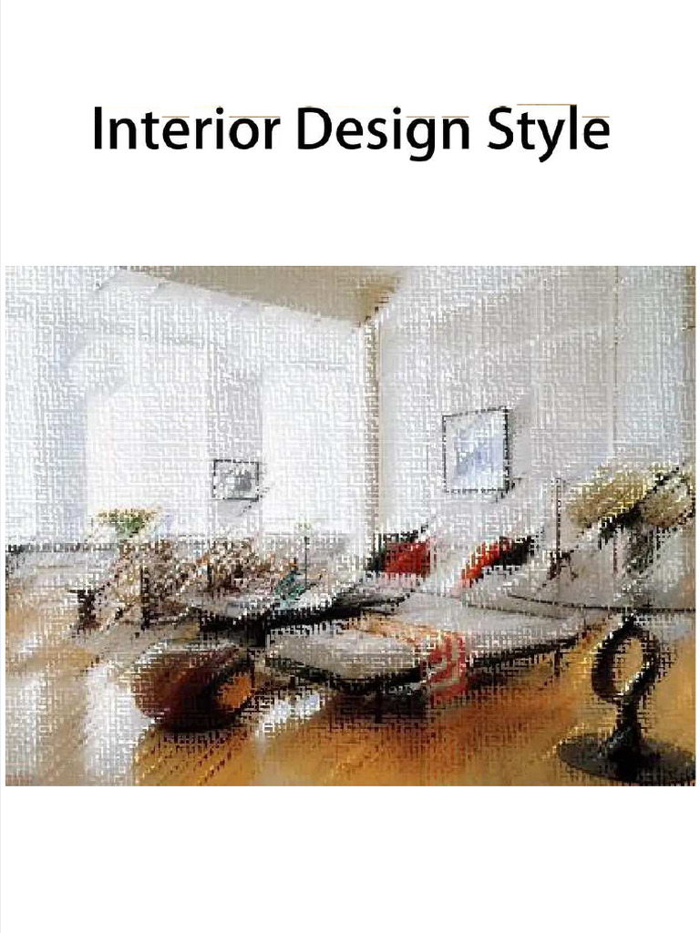 Interior Design Styles Complete | PDF | Art Nouveau | Interior Design
