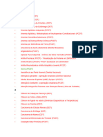 Lista de Protocolos