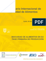 Inocuidad Alimentaria Ecuador Ing. Rommel Betancourt