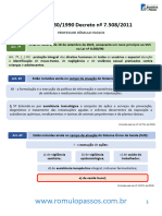 Atualizações 2023 - Lei Nº 8.080-90 e Decreto 7.508-2011