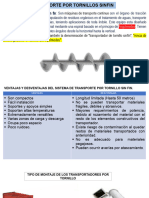 Transporte Por Tornillo Sin Fin