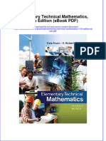Elementary Technical Mathematics 11th Edition Ebook PDF