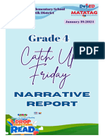 Grade 4 Catch Up Friday Narrative Report