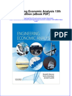 Engineering Economic Analysis 13th Edition Ebook PDF