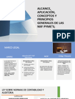 Alcance, Aplicación, Conceptos y Principios Generales de Las Niif Pyme's