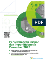 Perkembangan Ekspor Dan Impor Indonesia Desember 2023