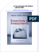 Essentials of Investments 9th Edition Ebook PDF