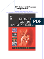 FULL Download Ebook PDF Kidney and Pancreas Transplantation PDF Ebook