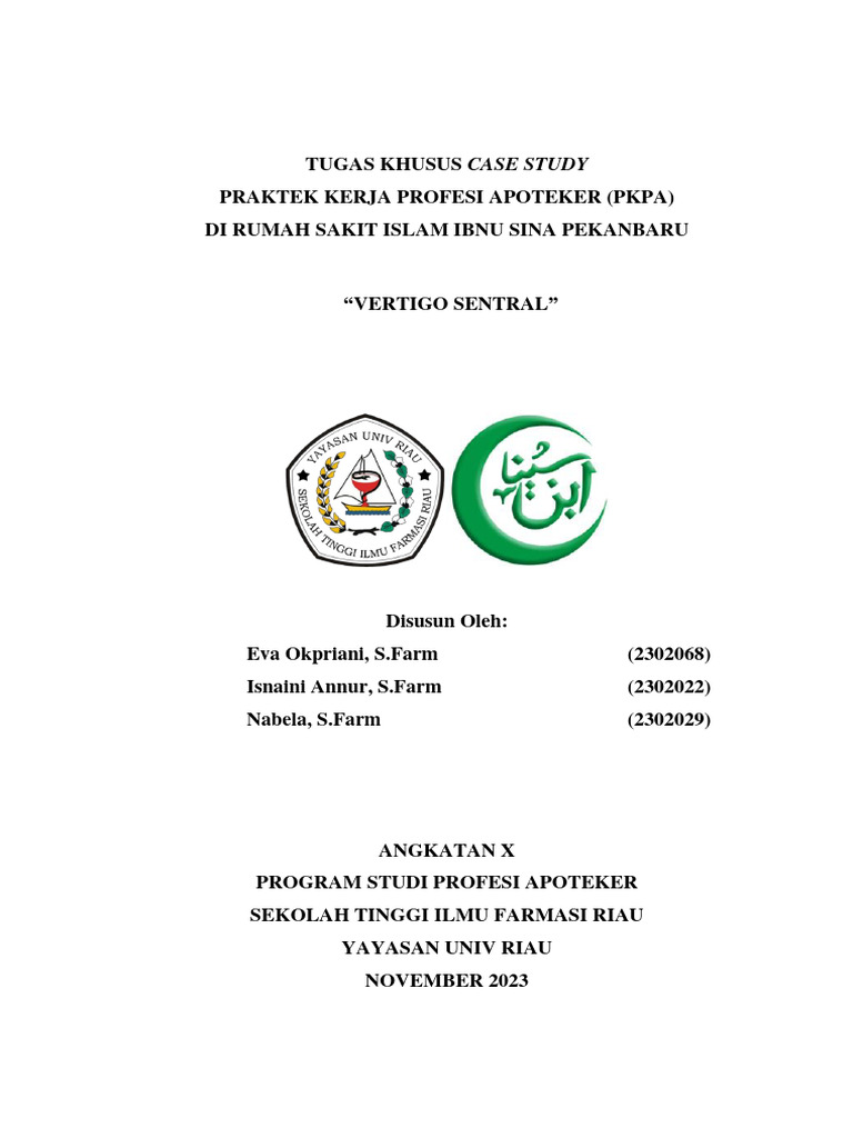 Tugas Khusus Case Study | PDF | Pengembangan Diri | Kesehatan Holistik