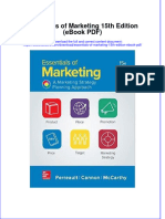 Essentials of Marketing 15th Edition Ebook PDF