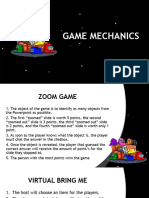 Game Mechanics - December 3