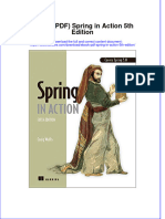 Ebook Ebook PDF Spring in Action 5th Edition PDF