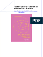 Ebook Ebook PDF Spss Statistics Version 22 A Practical Guide 3 Australia PDF