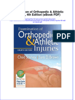 Examination of Orthopedic Athletic Injuries 4th Edition Ebook PDF