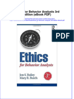 Ethics For Behavior Analysts 3rd Edition Ebook PDF