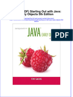 Ebook Ebook PDF Starting Out With Java Early Objects 5th Edition PDF