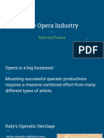 The Opera Industry Italy France Slides Corrected