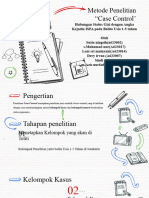 Telaah Metode Penelitian Case Control