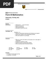 Sydney Grammar 2023 Year 9 Maths HY & Solutions