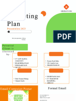 Orange and White Modern Creative Marketing Plan Presentation