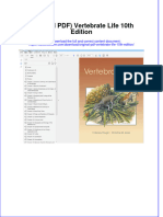 Original PDF Vertebrate Life 10th Edition PDF