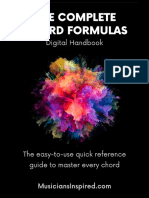 The Complete Chord Formulas Handbook
