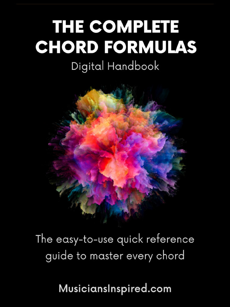The Complete Chord Formulas Handbook | PDF | Chord (Music) | Harmony