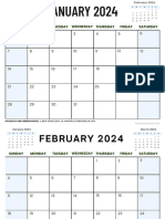 Printable 2024 Calendars Corporate 2 Landscape