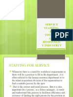 Lesson 5 Service Staffing