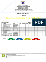 Ilayang Dupay Progress Monitoring Tool of Learners English