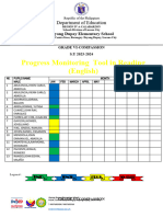 Grade 6 Ilayang Dupay Progress Monitoring Tool of Learners