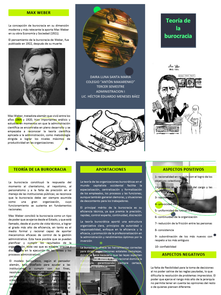 Teoría Burocrática de Max Weber | PDF