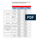 Mesas de Examenes Ordinarios Especial 2023 2024