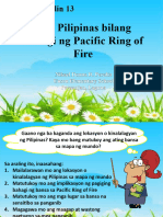 AP Y1 Aralin 13 Ang Pilipinas Bilang Bahagi NG Pacific Ring of Fire