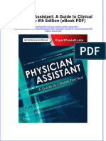 Physician Assistant A Guide To Clinical Practice 6th Edition Ebook PDF