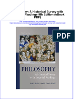 Philosophy A Historical Survey With Essential Readings 9th Edition Ebook PDF