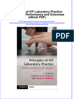 Principles of Ivf Laboratory Practice Optimizing Performance and Outcomes Ebook PDF